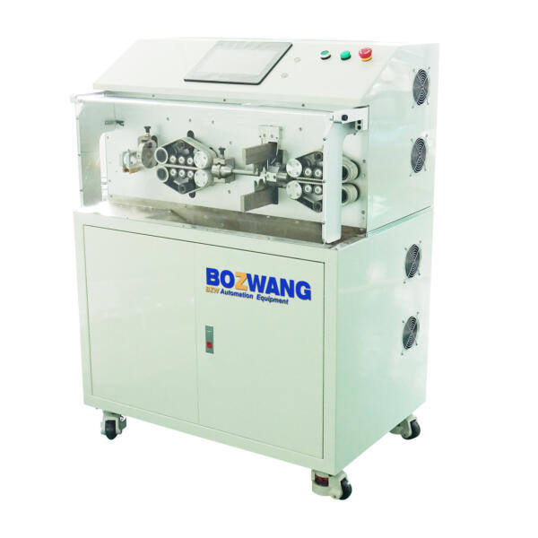BZW-882DH-70+S Computerized cutting and stripping machine for 70mm2 wire with middle stripping
