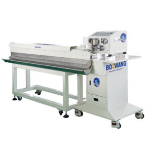 BZW-882DSZ Computerized cutting and stripping machine with wire collecting conveyor