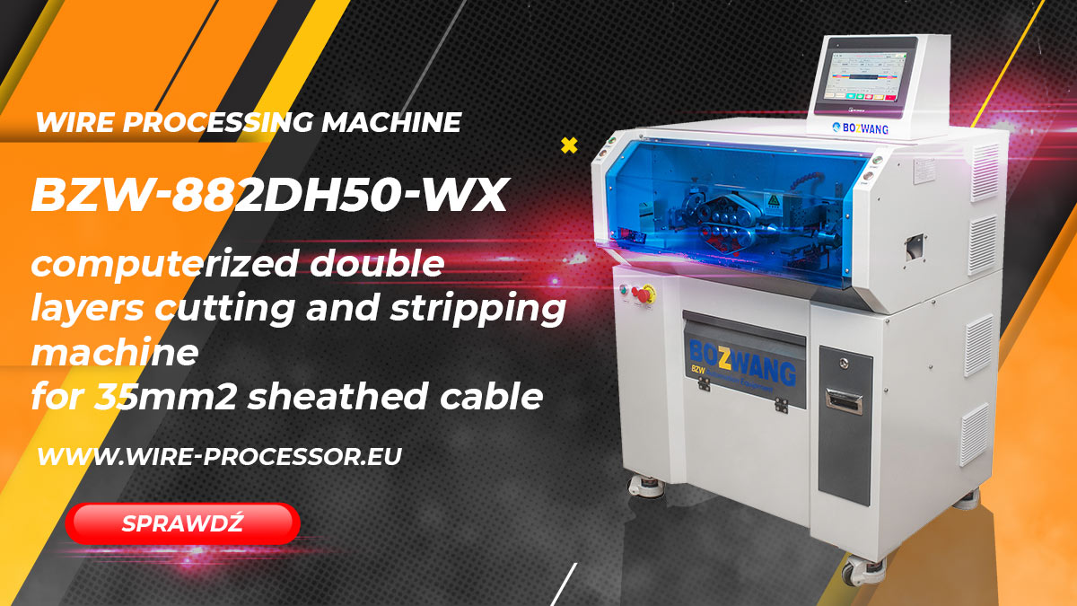 BZW-882DH50-WX Computerized double layers cutting and stripping machine for 35mm2 sheathed cable