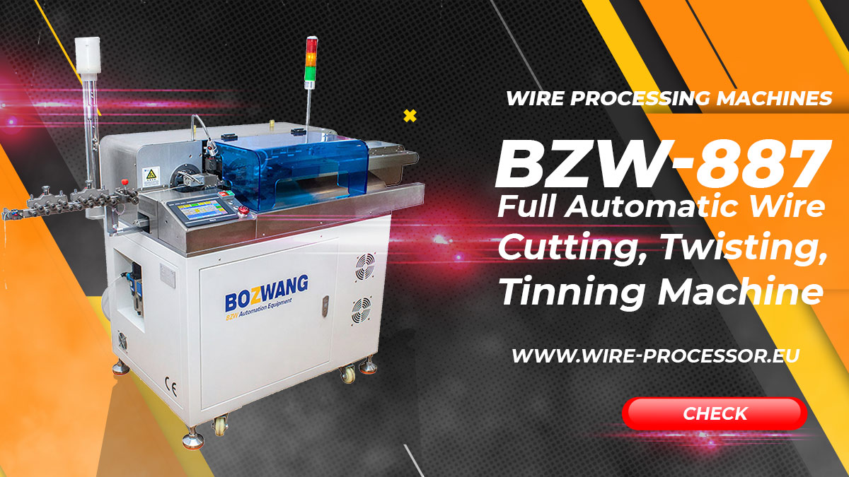 BZW-887 Automatic wire cutting, twisting and tinning machine