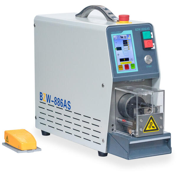 BZW-886AS a coaxial cable stripping machine with a servo mechanism